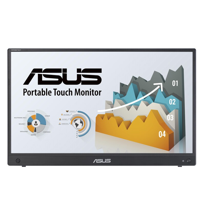 ASUS ZenScreen MB16AMTR 39,6cm (15.6") FHD IPS Touch Monitor - 16:9 mHDMI/USB-C (PD10W) Akku