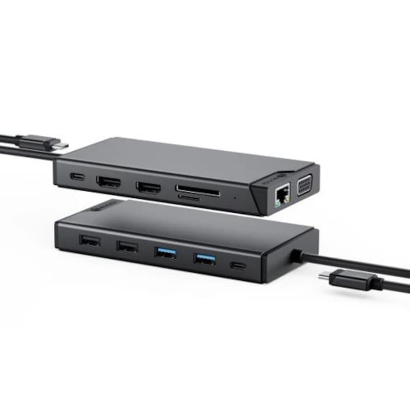 Alogic MV2 12-in-1 USB-C Dual Display DP Alt Mode Dockingstation