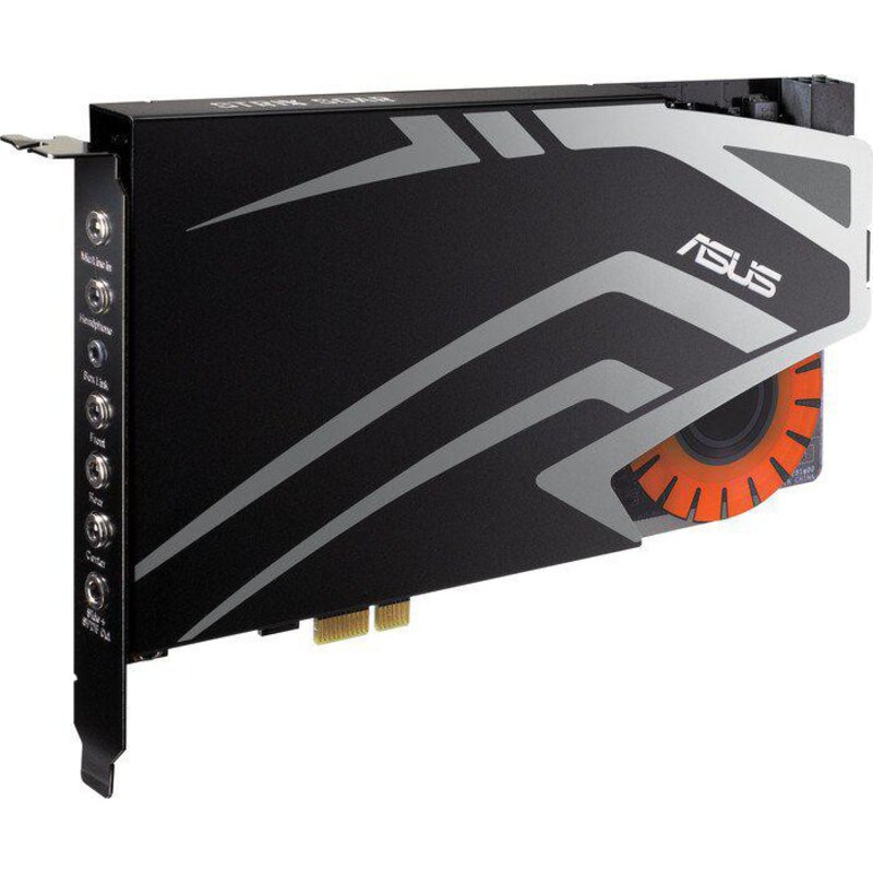 38 x günstig Kaufen-ASUS Strix Soar interne PCIe Soundkarte 7.1. ASUS Strix Soar interne PCIe Soundkarte 7.1 <![CDATA[• 384kHz/24-Bit, 7.1-Kanal-Wiedergabe und 600-Ohm-Kopfhörerverstärker • Immersiver Hi-Fi-Sound mit einem Signal-Rauschabstand (SNR) von 116dB • Xonar-Audio-C