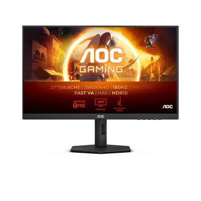 AOC Q27G4XN 68,6cm (27“) QHD VA Gaming Monitor 16:9 HDMI/DP 180Hz Sync 0,5ms HDR10