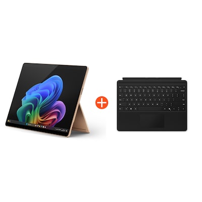 Microsoft Surface Pro (11. Edition) 13" OLED 2in1 Sand Snapdragon® X Elite 16GB RAM 1TB SSD Win11 ZIB-00043 inkl. Black Keyboard