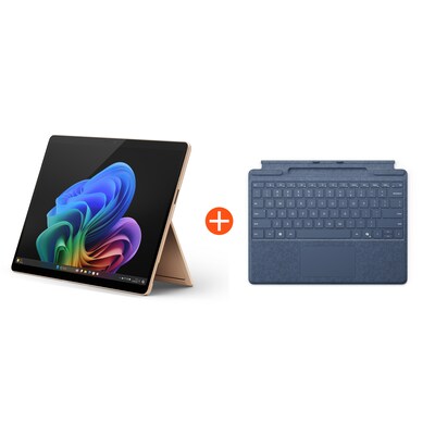 Microsoft Surface Pro (11. Edition) 13" OLED 2in1 Sand Snapdragon® X Elite 16GB RAM 1TB SSD Win11 ZIB-00043 inkl. Saphir Keyboard SL