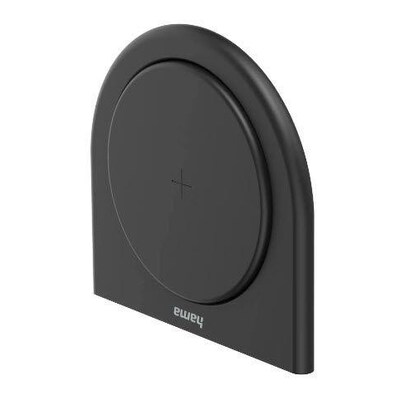 Hama 00187280 Wireless Charger Eco-10, 10W, kabelloses Smartphone-Ladepad, Schwarz