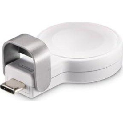 Hama 00201699 Apple Watch Ladegerät f. kabelloses Laden, USB-C-Ladestation magnetisch, WS