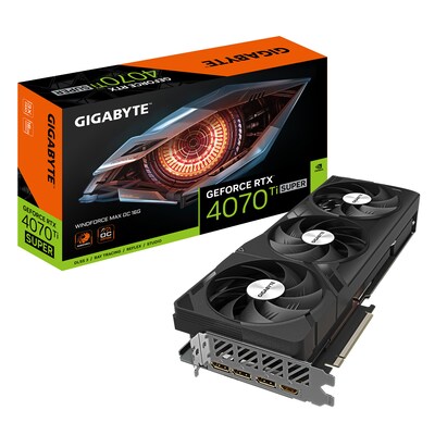 GIGABYTE GeForce RTX 4070 Ti SUPER WINDFORCE MAX OC 16G Grafikkarte