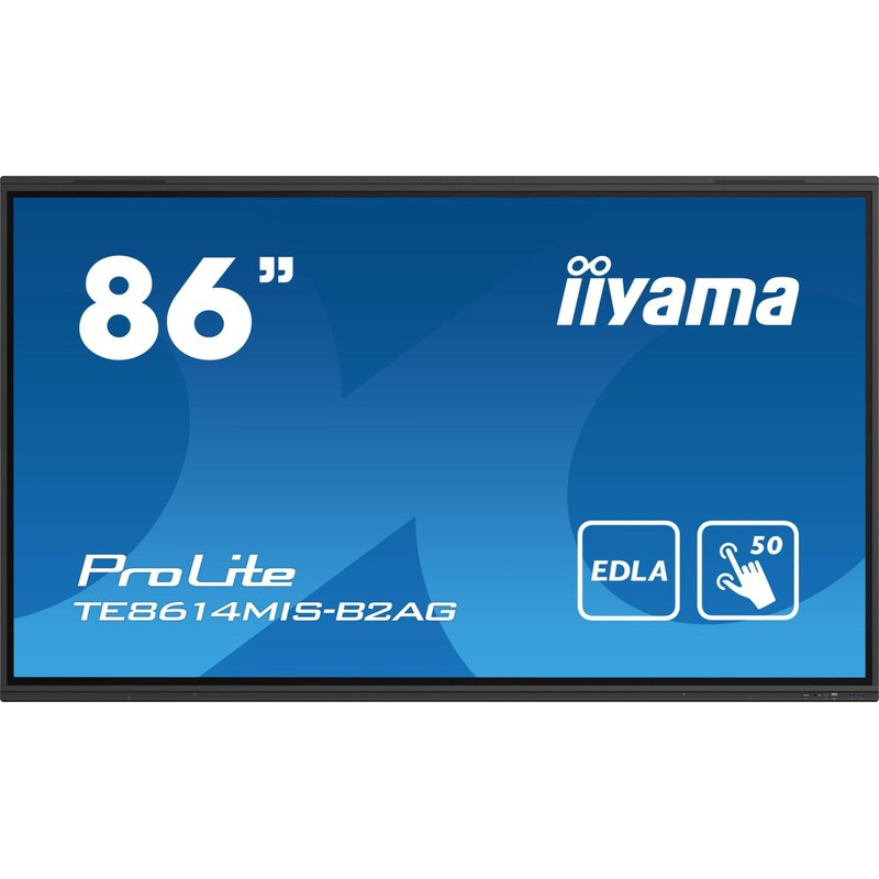 iiyama ProLite TE8614MIS-B2AG 218cm (86") 4K UHD Digital Signage Monitor HDMI/DP