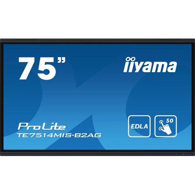 iiyama ProLite TE7514MIS-B2AG 189,2cm (74,5") 4K UHD Digital Signage Monitor HDMI/DP