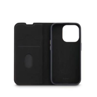 Hama 00136017 Handytasche Eco Premium für Apple iPhone 15 Pro, Schwarz