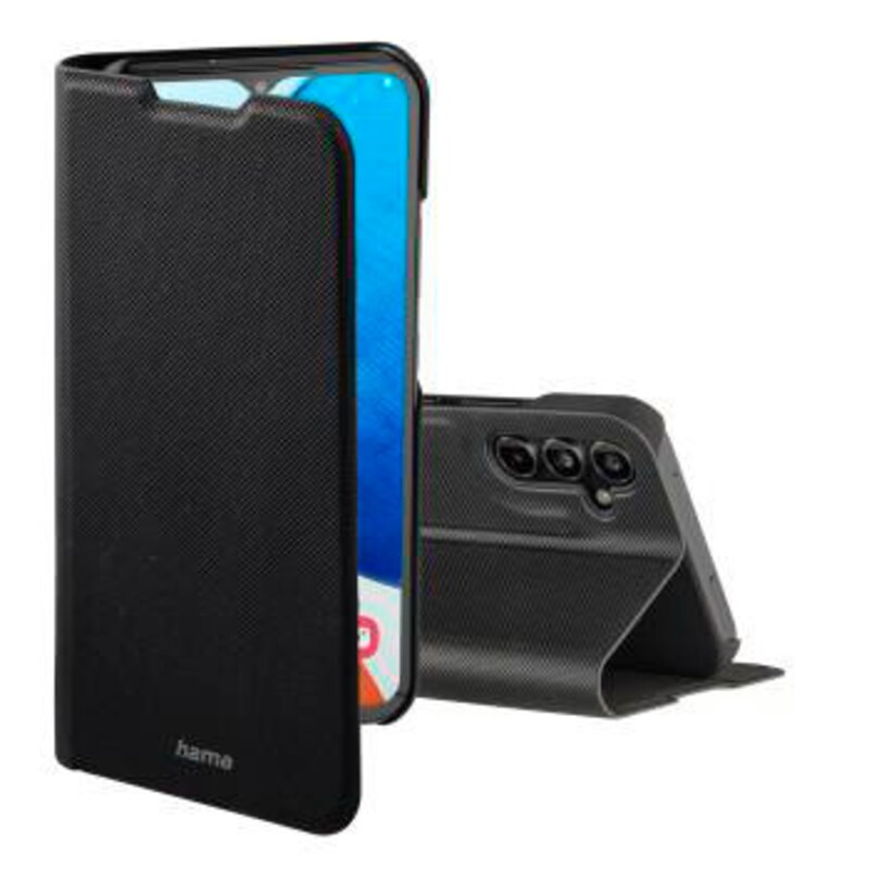 Hama 00215619 Booklet Slim Pro für Samsung Galaxy A14/A14 5G, Schwarz