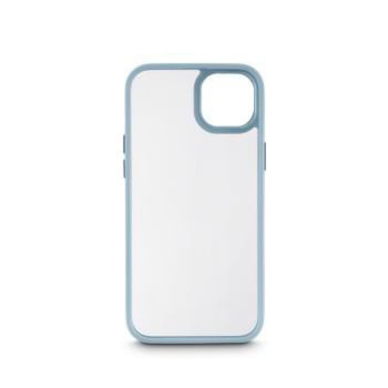 Hama 00136008 Handyhülle Cam Protect für Apple iPhone 15, durchsichtig, Blau