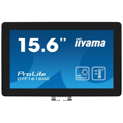 iiyama ProLite OTF1616MC-B1 39,5cm (15,6") FHD Touch-LED-Montor HDMI/VGA/DP