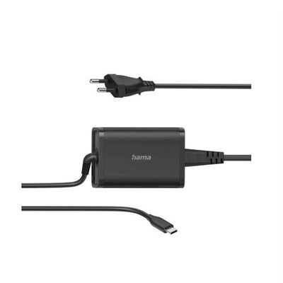 Hama 00200006 Universal-USB-C-Notebook-Netzteil, Power Delivery (PD), 5-20V/65W