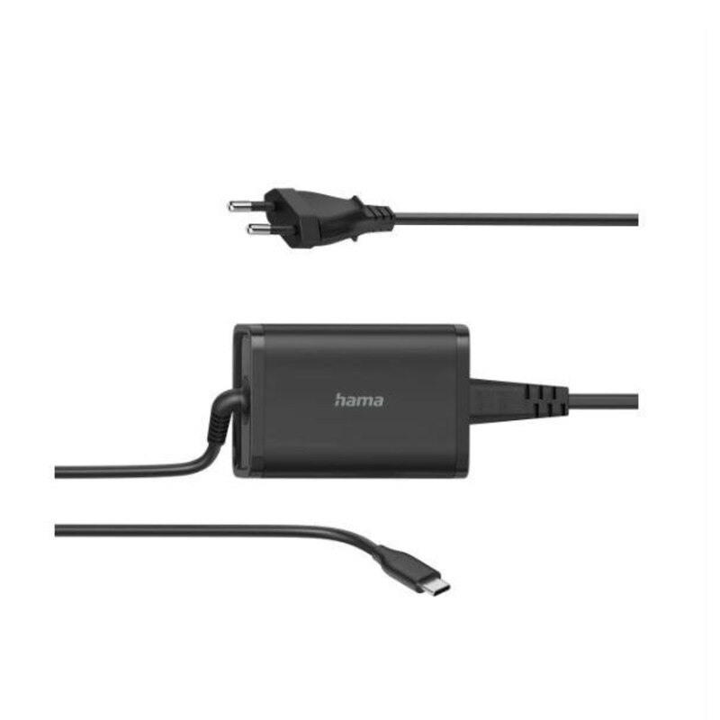 Hama 00200006 Universal-USB-C-Notebook-Netzteil, Power Delivery (PD), 5-20V/65W