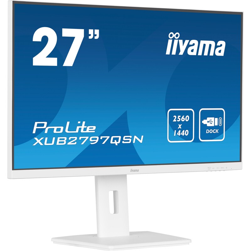 iiyama ProLite XUB2797QSN-W1 68,5cm (27") WQHD IPS LED-Monitor DP/HDMI/USB-C