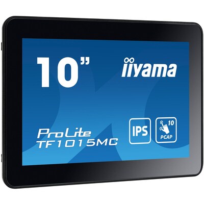 iiyama ProLite TF1015MC-B3 25,7cm (10,1") 10-Punkt Multitouch-Monitor IPS VGA/HDMI/DP