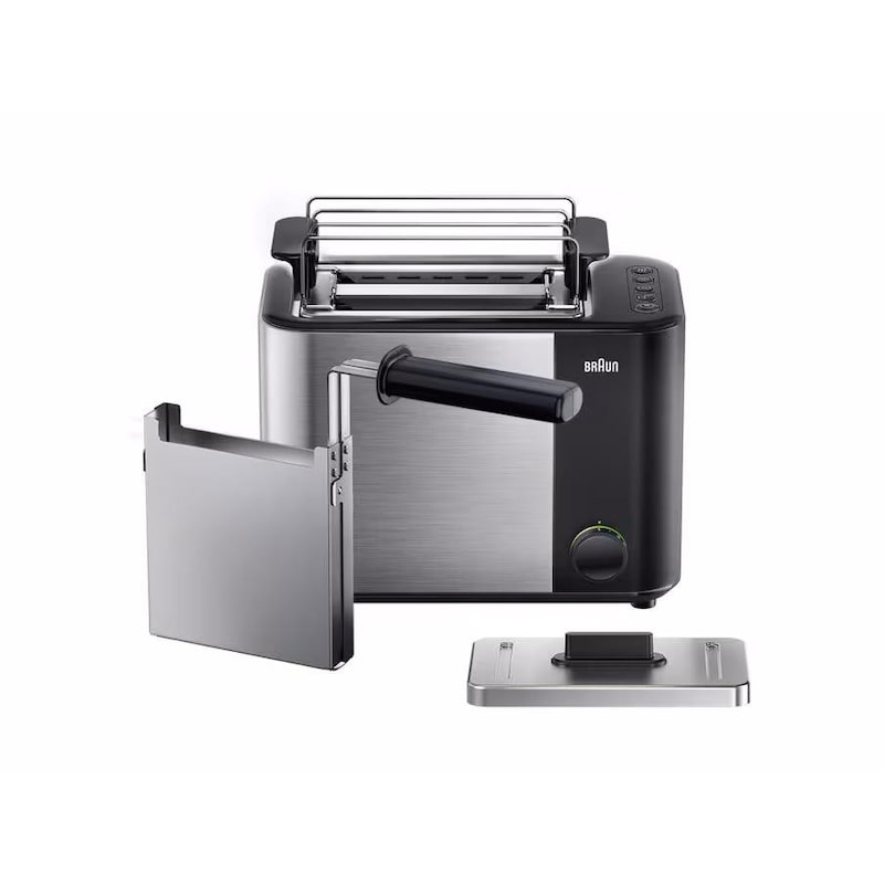 Braun HT 5015 BK Toaster schwarz / edelstahl