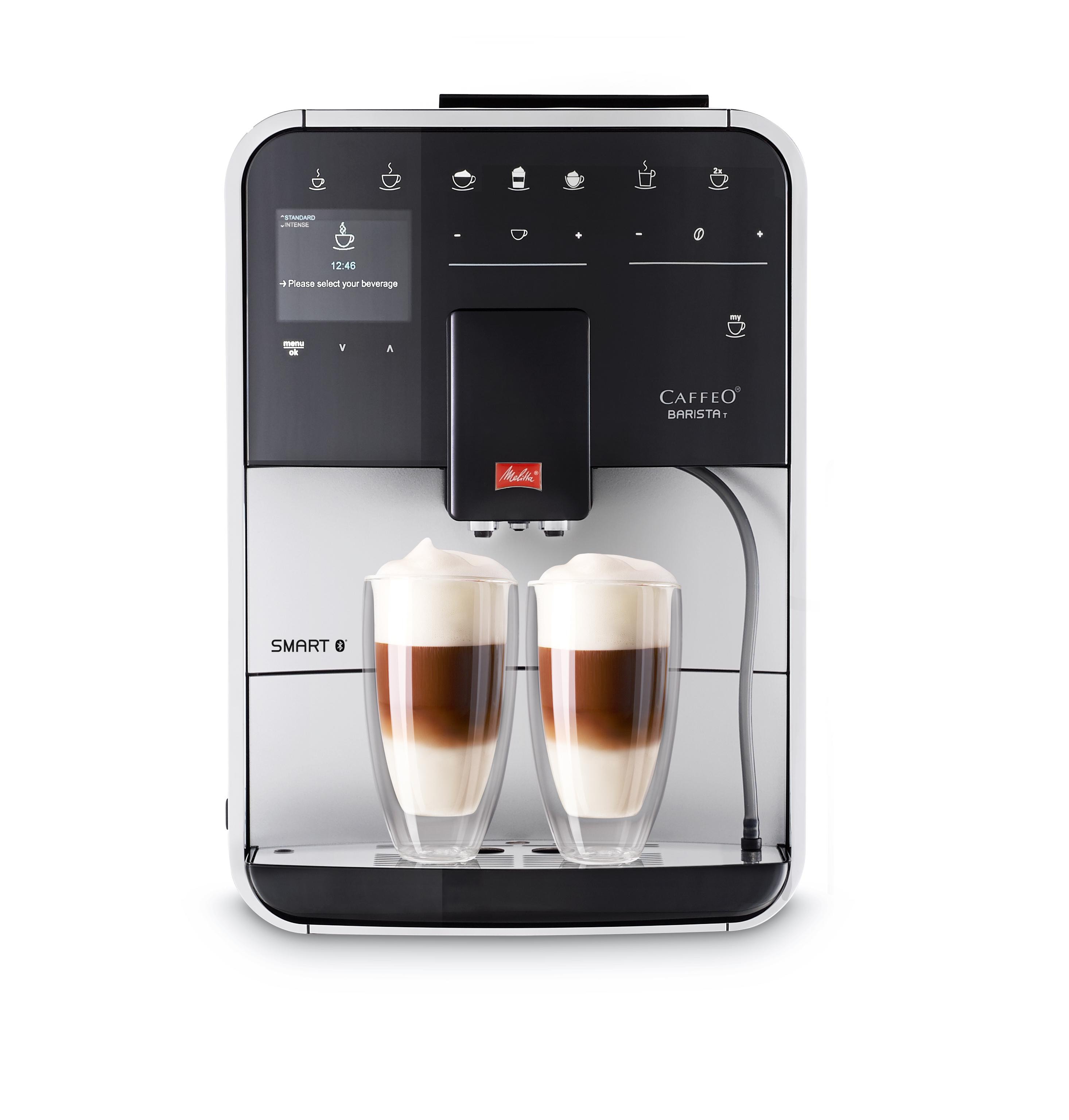 Melitta Caffeo Barista T Smart Kaffeevollautomat Silber/ Schwarz