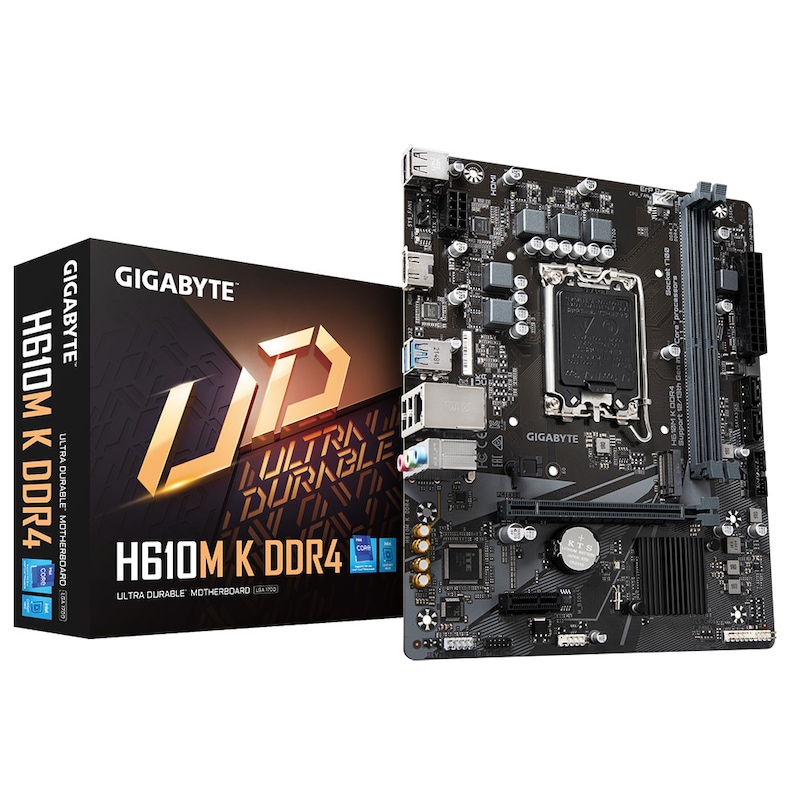 GIGABYTE H610M K DDR4 mATX Mainboard Sockel 1700 HDMI