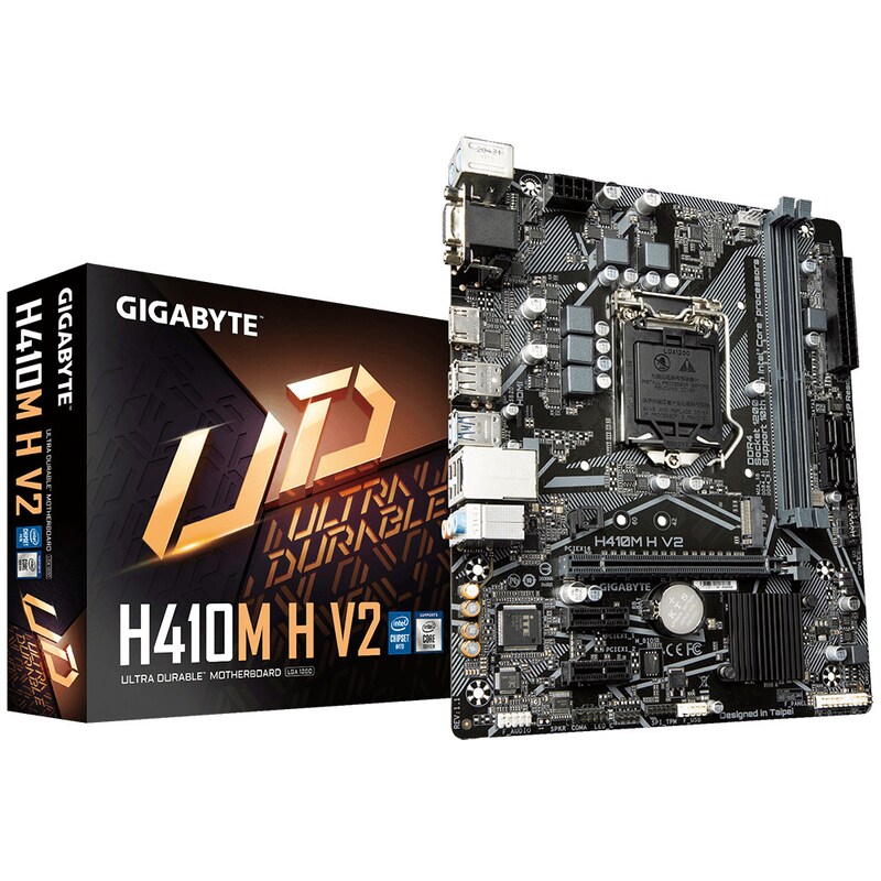 GIGABYTE H410M H V2 DDR4 mATX Mainboard Sockel 1200 HDMI/VGA