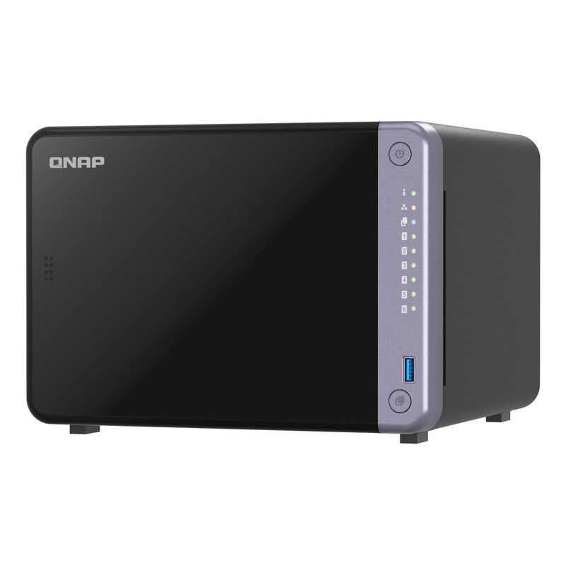 10 L günstig Kaufen-QNAP TS-632X-4G-PE NAS System 6-Bay. QNAP TS-632X-4G-PE NAS System 6-Bay <![CDATA[• Annapurna Labs Alpine AL524 2.0GHz Quad Core Prozessor • 4GB DDR4 SODIMM (Max. 16GB) • 2.5