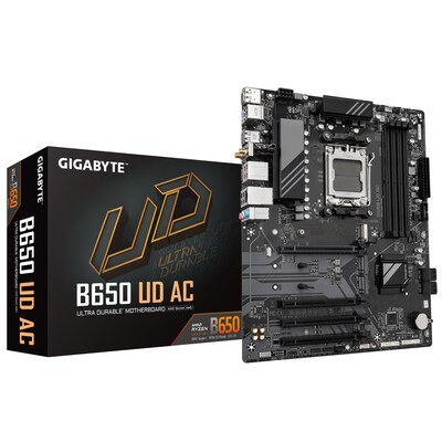 GIGABYTE B650 UD AC DDR5 ATX Mainboard Sockel AM5 HDMI/DP