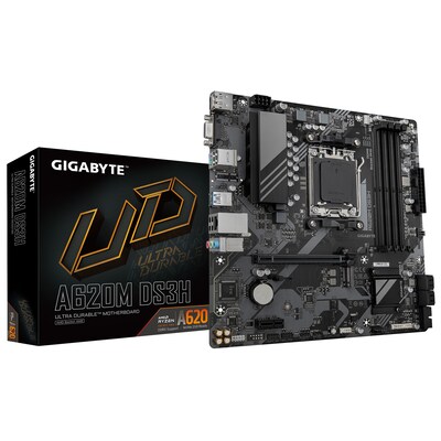 GIGABYTE A620M DS3H DDR5 mATX Mainboard Sockel AM5 HDMI/DP/VGA