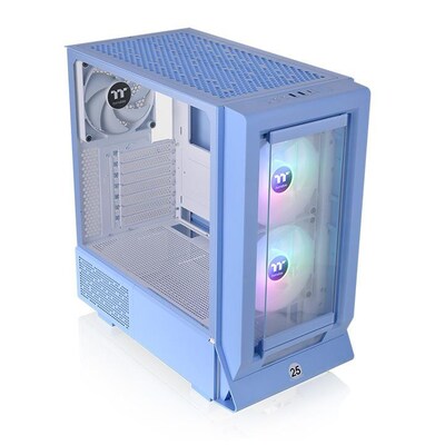 THERMALTAKE Ceres 350 MX Midi-Tower Gehäuse Seitenfenster blau