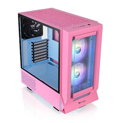 THERMALTAKE Ceres 350 MX Midi-Tower Gehäuse Seitenfenster pink