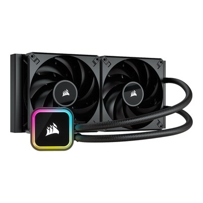 Corsair ICUE H115i RGB Elite Wasserkühlung 280 mm Intel und AMD CPU schwarz