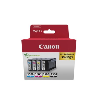 Canon 9218B006 Druckerpatrone PGI-1500 Multipack BK/C/M/G