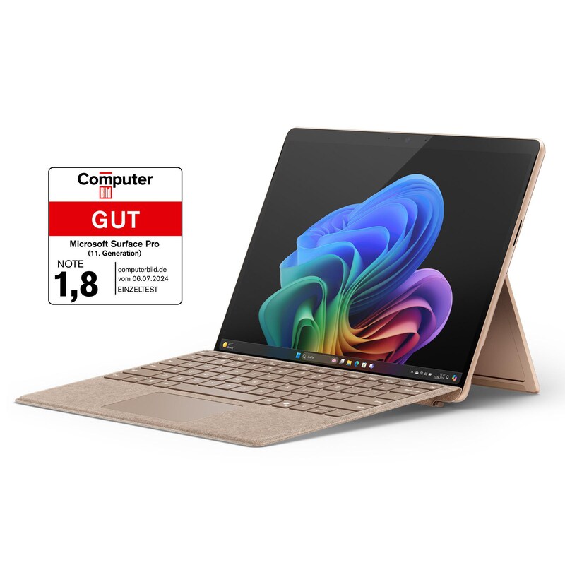 Microsoft Surface Pro (11. Generation) Copilot+ PC 13" OLED 2in1 Dune Snapdragon® X Elite 16GB/1TB SSD Win11 ZIB-00043