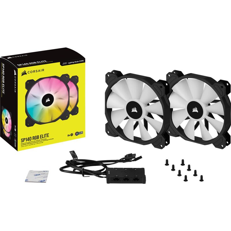 Corsair iCUE SP140 RGB Pro Performance 140mm schwarz Dual-Pack