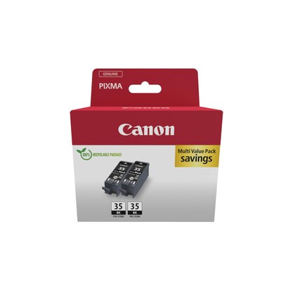 Canon PGI-35 Druckerpatrone pigmentiertes Schwarz 1509B029 (2 Stück)