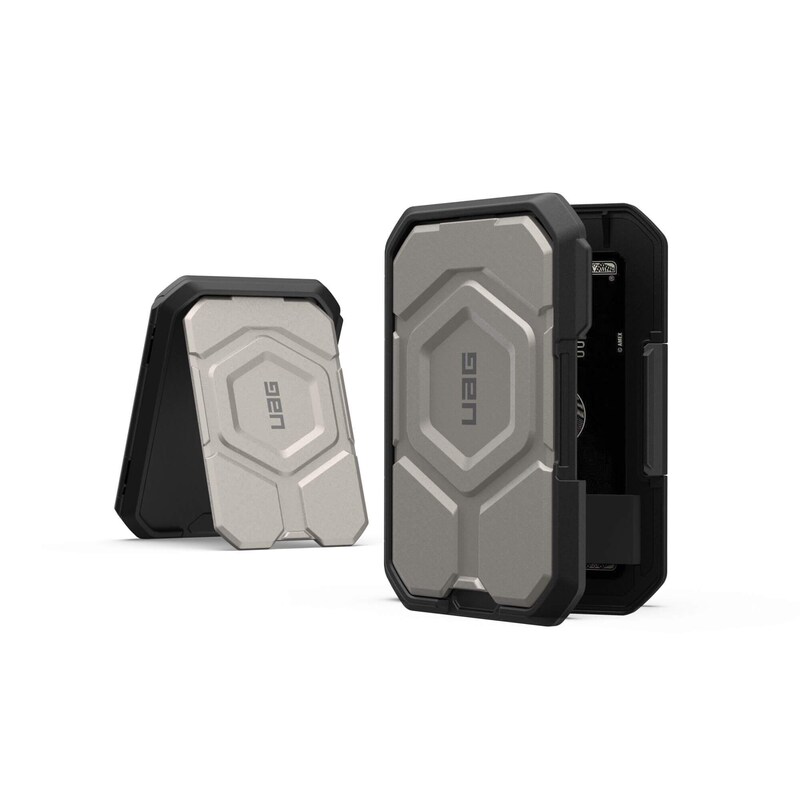 UAG Urban Armor Gear Magnetic Wallet/Geldbörse mit Standfunktion schwarz