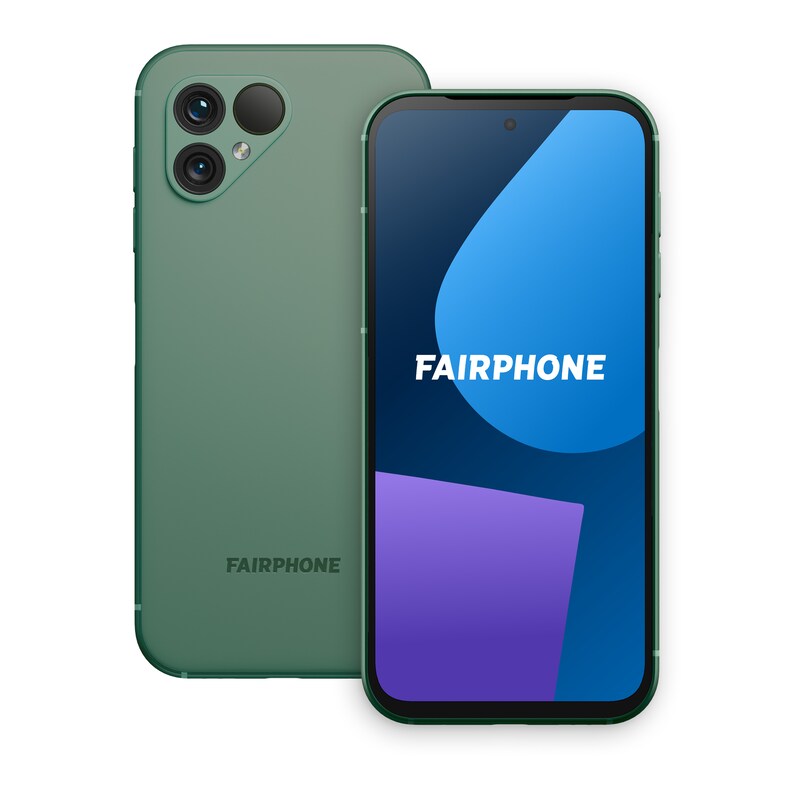 Fairphone 5 Dual-SIM 6GB/128GB grün Android 14 Smartphone