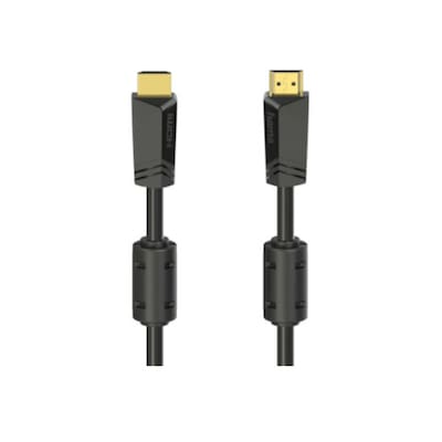 Hama 00205009 High Speed HDMI™-Kabel, Stecker - Stecker, 4K, Ethernet, vergoldet, 10,0 m