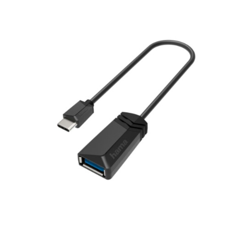 Hama 00200312 USB-OTG-Adapter, USB-C-Stecker - USB-Buchse, USB 3.2 Gen1, 5 Gbit/s