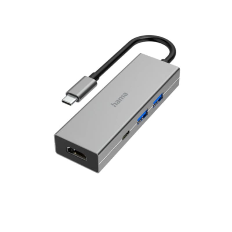 Hub USB günstig Kaufen-Hama 00200107 USB-C-Hub, Multiport, 4 Ports, 2x USB-A, USB-C, HDMI™. Hama 00200107 USB-C-Hub, Multiport, 4 Ports, 2x USB-A, USB-C, HDMI™ <![CDATA[• USB-C Hub • 1xHDMI, 1x USB-C, 2x USB-A • PD 100 W]]>. 