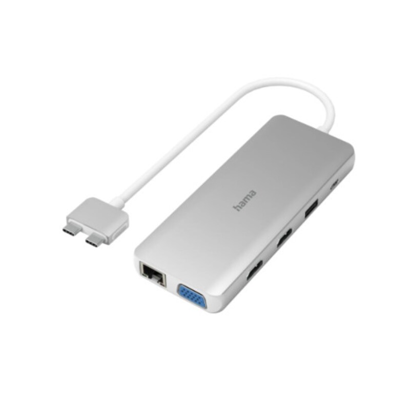 Hub USB günstig Kaufen-Hama 00200133 USB-C-Hub, Connect2Mac, Multiport für Apple MacBook Air & Pro, 12 Ports. Hama 00200133 USB-C-Hub, Connect2Mac, Multiport für Apple MacBook Air & Pro, 12 Ports <![CDATA[• USB-C Hub • Ultra HD 4K • Multi-Stream, Kartenleser •