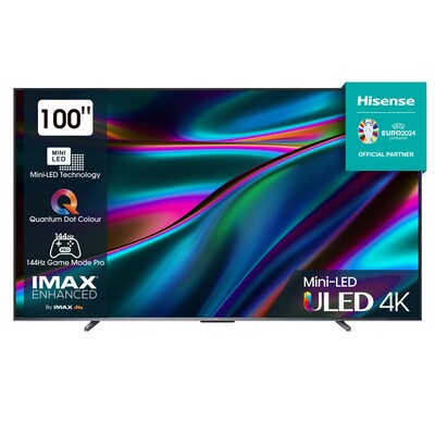 Hisense 100U7KQ 254cm 100" UHD Mini LED Smart TV Fernseher