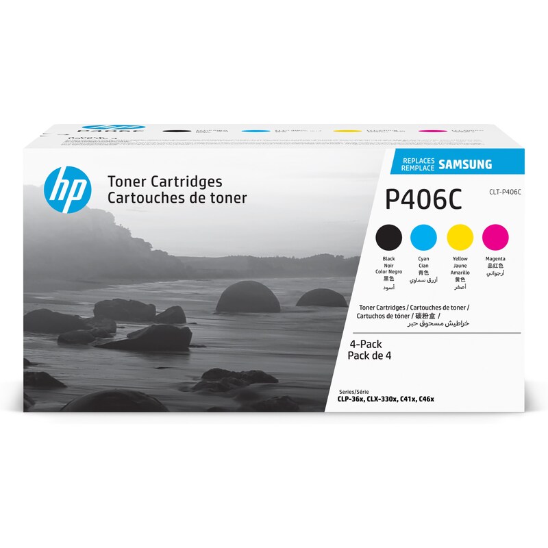 HP Samsung CLT-P406C Toner Multipack (BK, C, M, Y)