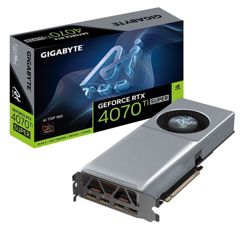 GIGABYTE GeForce RTX 4070 Ti SUPER AI TOP 16GB Grafikkarte