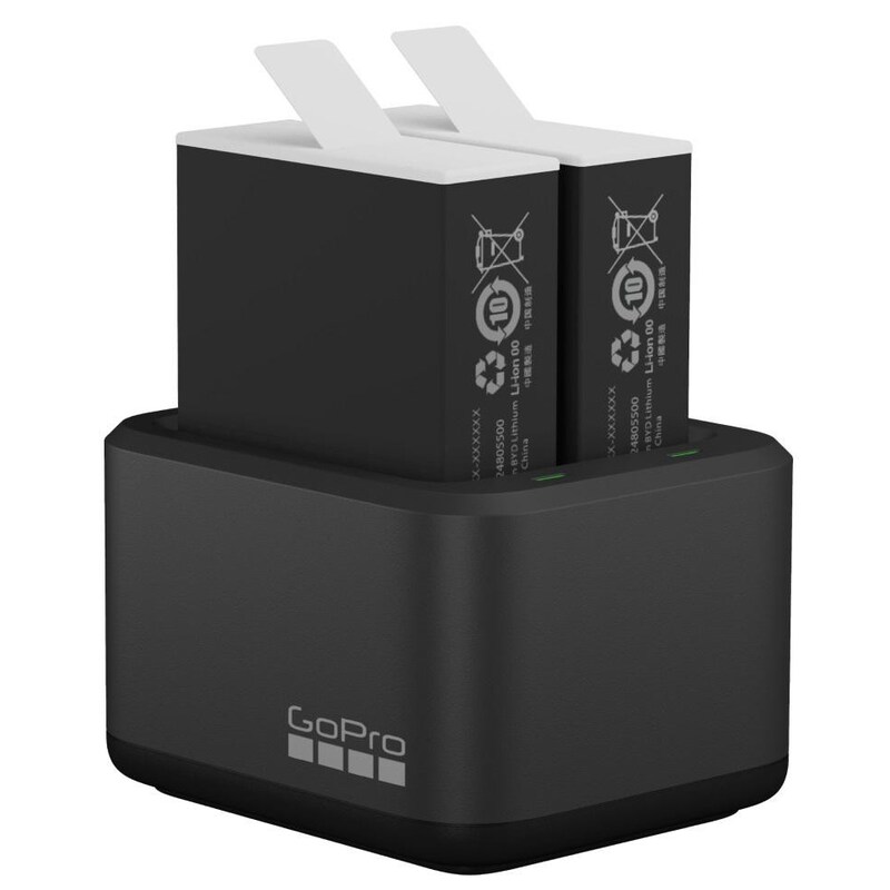 Wiederaufladbare Akkus günstig Kaufen-GoPro Dual Charger + 2x Enduro Battery (H10/H11/H12). GoPro Dual Charger + 2x Enduro Battery (H10/H11/H12) <![CDATA[• Enthält 2 wiederaufladbare Enduro-Akkus, ein Dual-Ladegerät • und ein USB-C-Kabel • Bis zu 13 % schnellere Laderate als Standard-GoPro-Ak