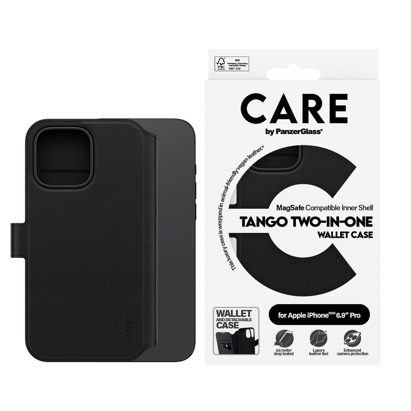 CARE by PanzerGlass® Feature Case Tango To-i-En Wallet m. MagSafe iPhone 16 Pro Max