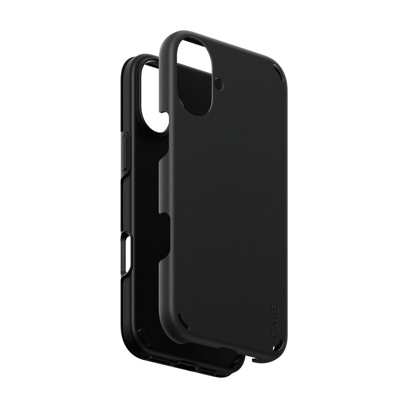 CARE by PanzerGlass® Feature Case Double Defense Schwarz iPhone 16 Plus