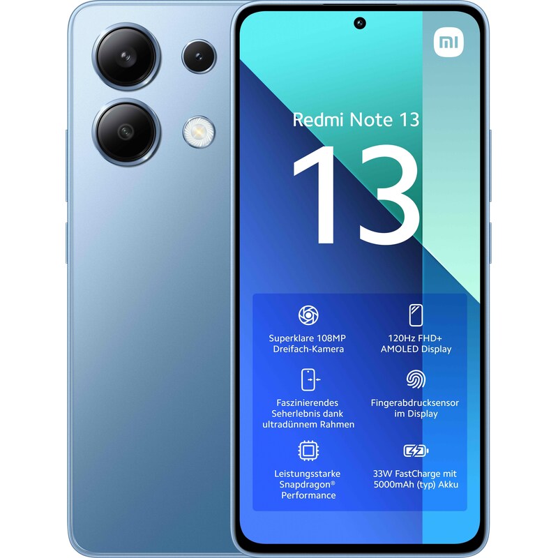 Xiaomi Redmi Note 13 6/128GB Dual-SIM Smartphone ice blue EU