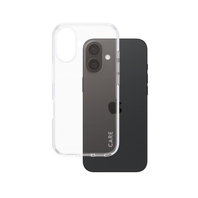 CARE by PanzerGlass® Flagship Case Transparent Urban Combat m. Klarer Rahmen iPhone 16