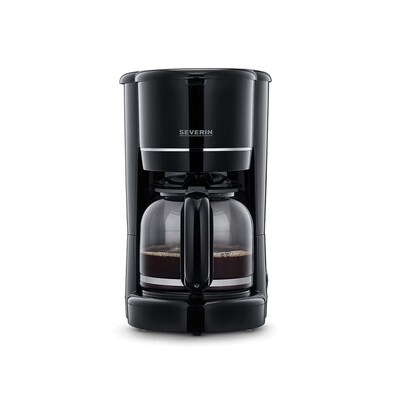 Severin KA 4320 Filterkaffeemaschine schwarz Glaskanne
