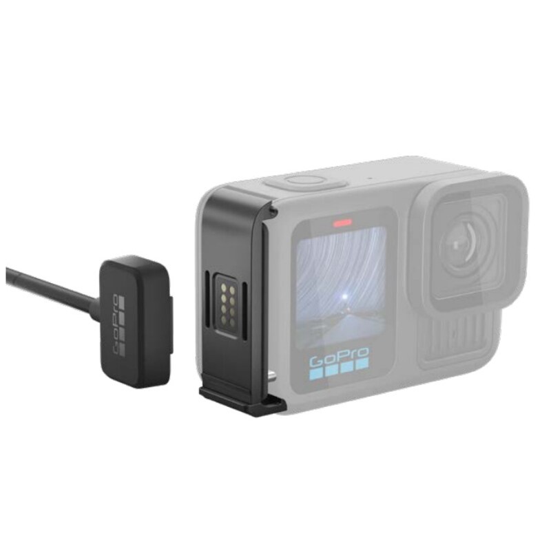 Kabel Halterungen günstig Kaufen-GoPro Contacto Magnetisches Stromkabel (H13). GoPro Contacto Magnetisches Stromkabel (H13) <![CDATA[• magnetische Stromkabel bildet eine dichte, wetterfeste Verbindung • Ermöglicht ein schnelles Aufladen • Kann in eine Vielzahl von Halterungen integriert 