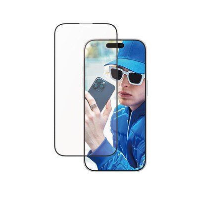 PanzerGlass Displayschutz Aluminum Rahmen iPhone 16 Pro | Ultra-Wide Fit